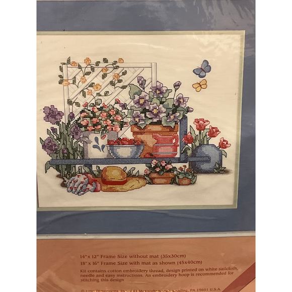 From the Heart Gardener's Delight Cross Stitch DIMENSIONS #53030 Open Box - Picture 2 of 6